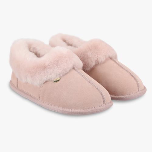 Ladies Classic Sheepskin Slipper  Pink Extra Image 1